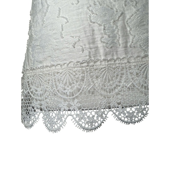 Derek Lam 10 Crosby Sleeveless Lace Hem Top, Size 6 - Picture 5 of 8